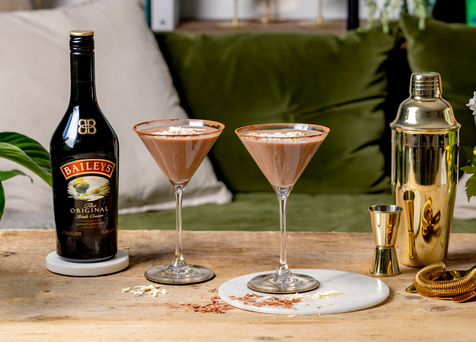 Baileys Hot Chocolate Martini Cocktail